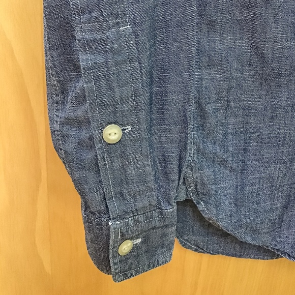 J Crew Chambray 1920's Work Shirt - Picture 4 of 5